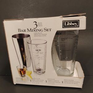 Libbey Bartender Mixing Set 3 pc Brand New in box